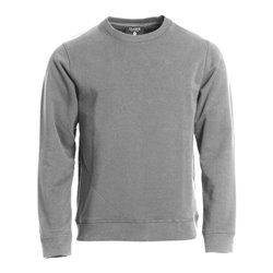 Clique Sweatshirt Classic Roundneck, grau-meliert, Unisex-Größe: L