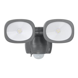 Batterie LED Strahler LUFOS 420 mit Infrarot-Bewegungsmelder IP44 2x240lm