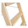MUNK Stufen-Stehleiter, beidseitig begehbar, Holz