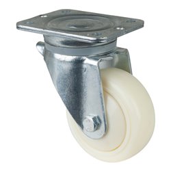 BS Rollen Lenkrolle D.125mm Trgf.450kg Ku.Platte L138xB110mm Farbe Rl.weiß