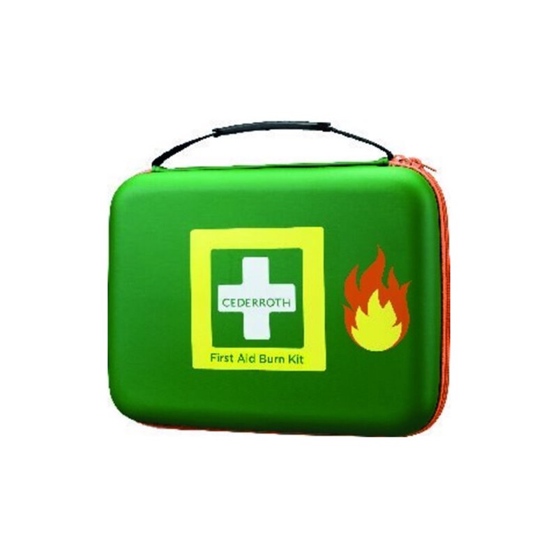 Erste-Hilfe-Tasche B305xH245xT86ca.mm grün z.Brandwundenversorgung CEDERROTH