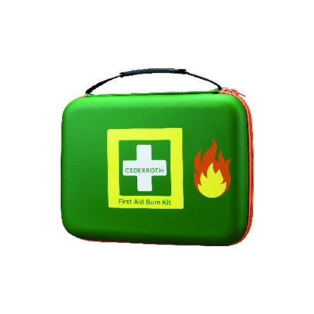 Erste-Hilfe-Tasche B305xH245xT86ca.mm grün z.Brandwundenversorgung CEDERROTH