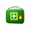 Erste-Hilfe-Tasche B305xH245xT86ca.mm grün z.Brandwundenversorgung CEDERROTH