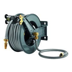 Schlauchaufroller PA30SK f.Wasser L.30m Geh.STA Ausgang G 1 Zoll AG GEKA