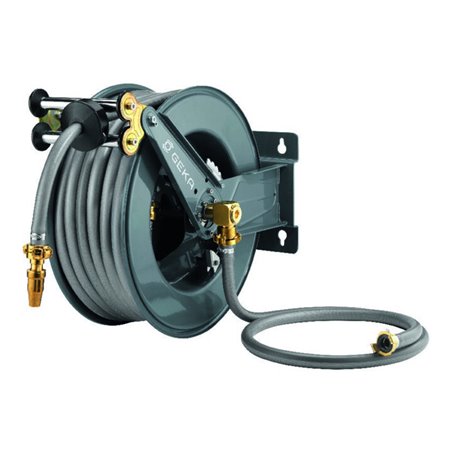 Schlauchaufroller PA30SK f.Wasser L.30m Geh.STA Ausgang G 1 Zoll AG GEKA