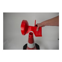 Leitkegel-LED-Leuchte ConeFix gelb eins.gelb HORIZONT