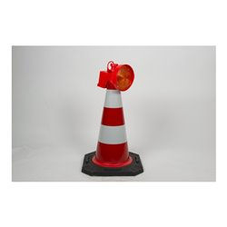 Leitkegel-LED-Leuchte ConeFix gelb eins.gelb HORIZONT