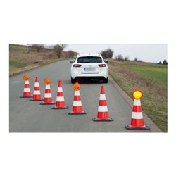 Leitkegel-LED-Leuchte ConeFix gelb eins.gelb HORIZONT