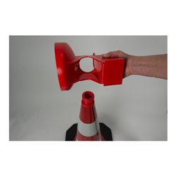 Leitkegel-LED-Leuchte ConeFix gelb eins.gelb HORIZONT