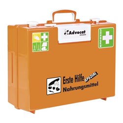 Erste Hilfe Koffer Advocat Nahrungsmittel B400xH300xT150ca.mm orange SÖHNGEN