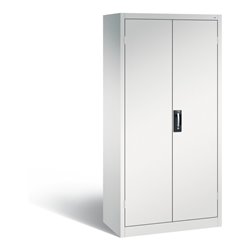 C+P Akku-Ladeschrank für 15 E-Werkzeuge, H1950xB930xT500mm, Lichtgrau