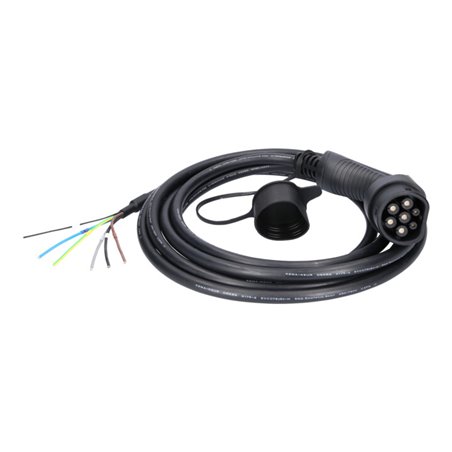 KS Tools efuturo Ladekabel gerade, 3 Phasen, bis zu 11 kW, 32 A, 400 V, Mode 3, 5 Meter, Typ 2