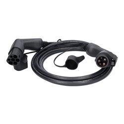 KS Tools efuturo Ladekabel gerade, Typ 2 auf Typ 1 Stecker, 1 Phase, bis zu 7,4 kW, 32 A, 230 V, Mode 3, 5 Meter