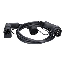 KS Tools efuturo Ladekabel gerade, Typ 2 auf Typ 2 Stecker, 1 Phase, bis zu 7,4 kW, 32 A, 230 V, Mode 3, 3 Meter