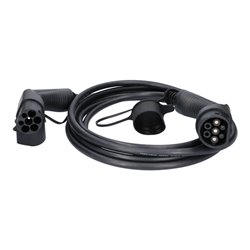 KS Tools efuturo Ladekabel gerade, Typ 2 auf Typ 2 Stecker, 1 Phase, bis zu 7,4 kW, 32 A, 230 V, Mode 3, 5 Meter