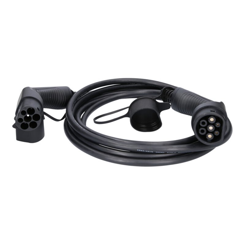 KS Tools efuturo Ladekabel gerade, Typ 2 auf Typ 2 Stecker, 1 Phase, bis zu 7,4 kW, 32 A, 230 V, Mode 3, 5 Meter