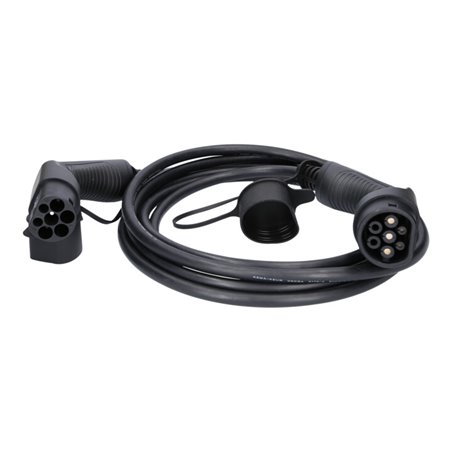 KS Tools efuturo Ladekabel gerade, Typ 2 auf Typ 2 Stecker, 1 Phase, bis zu 7,4 kW, 32 A, 230 V, Mode 3, 5 Meter