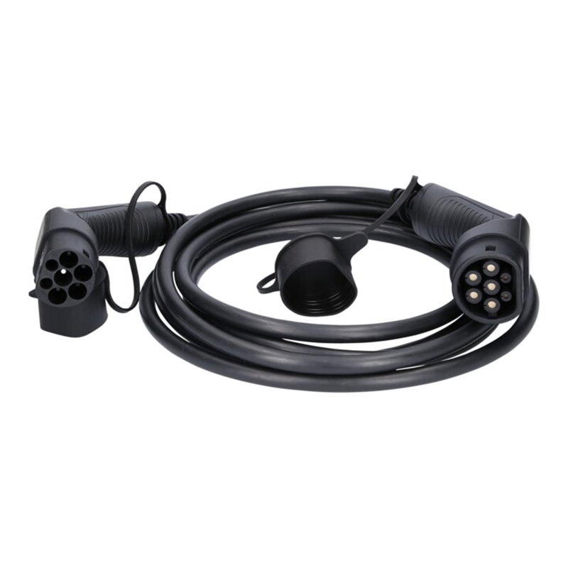 KS Tools efuturo Ladekabel gerade, Typ 2 auf Typ 2 Stecker, 3 Phasen, bis zu 11 kW, 16 A, 400 V, Mode 3, 5 Meter