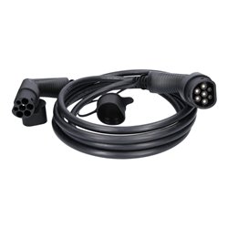 KS Tools efuturo Ladekabel gerade, Typ 2 auf Typ 2 Stecker, 3 Phasen, bis zu 22 kW, 32 A, 400 V, Mode 3, 5 Meter