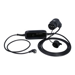 KS Tools efuturo mobile Ladestation mit Typ 2 Ladekabel, 1 Phase, bis zu 3,7 kW, 10-16 A, 230 V, Mode 2, LCD Display, Schuko-Ste