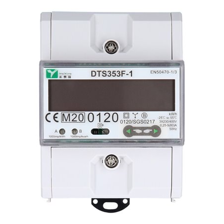 KS Tools efuturo Stromzähler für Hutschiene, MID-geeicht, 3 Phasen, 11 oder 22 kW