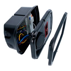 KS Tools efuturo Wallbox mit Typ 2 Steckdose, 1 Phase, bis zu 7,4 kW, 32 A, 230 V, Mode 3, ohne RFID Zugangskontrolle, ohne Stro