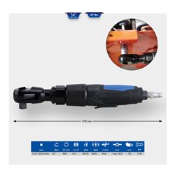 Brilliant Tools 1/2 Zoll Druckluft-Ratsche, 67 Nm