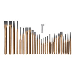 Brilliant Tools Meißel und Durchtreiber-Satz, 28-tlg