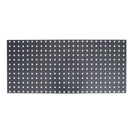STIER Lochplatte für Werkstattwand, 1000x450mm, anthrazitgrau