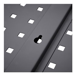 STIER Lochplatte für Werkstattwand, 2000x450mm, anthrazitgrau