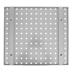 STIER Lochplatte für Werkstattwand, 500x450mm, lichtgrau