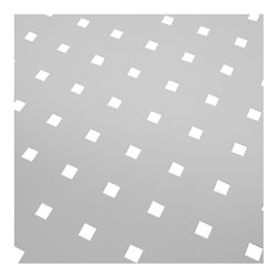 STIER Lochplatte für Werkstattwand, 2000x450mm, lichtgrau