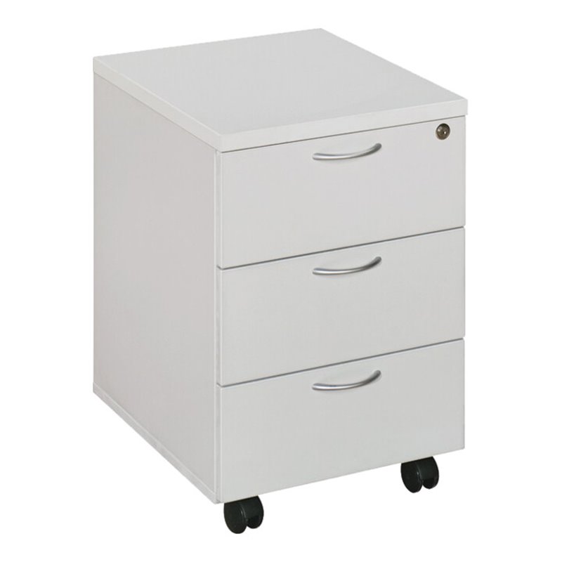 STIER Rollcontainer mit 3 Schubladen, 405x500x590mm, Grau