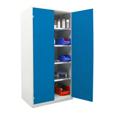 STIER Werkstattschrank LP 1940x1000x600mm enzianblau