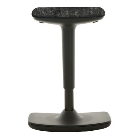 STIER Höhenverstellbarer Hocker mit Wippfunktion, Polster anthrazit