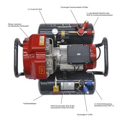 Aerotec EXTREME 30-2x9 - 30 Bar - 18 Liter ALU