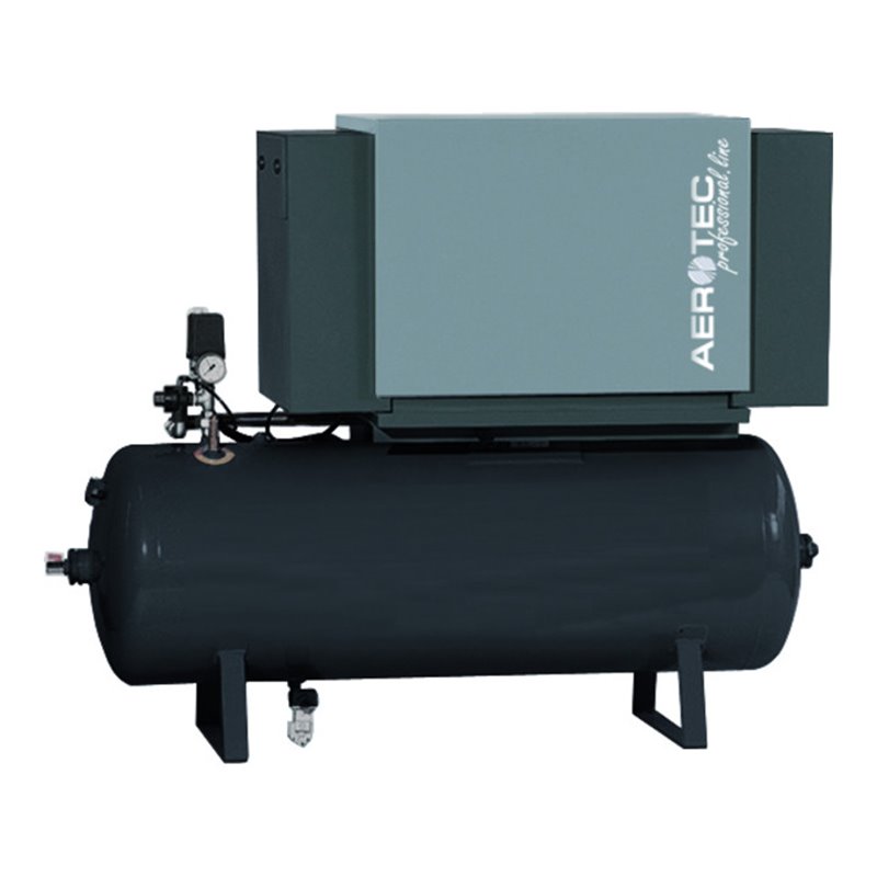Aerotec Industrie Kompressor CK 20-10/270 Liter SILENT liegend V - 1 stufig ÖLFR