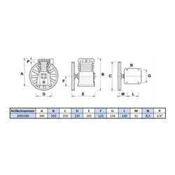 Aerotec B3800B Aggregat - 11 Bar