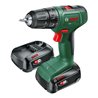 Bosch Akku-Bohrschrauber EasyDrill 18V-40: 2x Akkupack PBA 18V 2.0Ah W-B