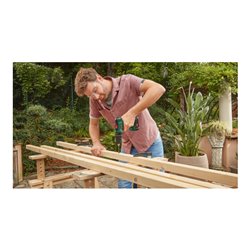 Bosch Akku-Schlagbohrmaschine EasyImpact 18V-40: 2x Akkupack PBA 18V 1.5Ah W-A