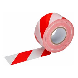 HAZET Folienabsperrband, rot-weiß geblockt