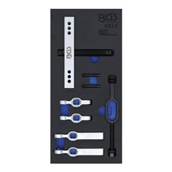 BGS Klimaanlagen-Riemenscheiben- & Kupplungs-Abzieher-Satz 9-tlg.