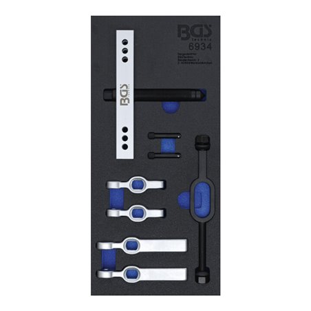 BGS Klimaanlagen-Riemenscheiben- & Kupplungs-Abzieher-Satz 9-tlg.