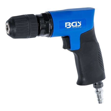 BGS Druckluft-Bohrmaschine mit 10 mm Schnellspann-Bohrfutter rechtsdrehend