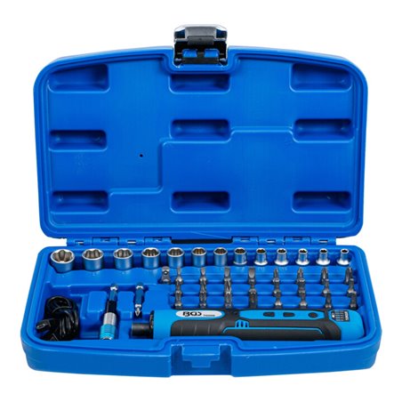 BGS Akku-Schraubendreher inkl. Bit- und Steckschlüssel-Satz 41-tlg.