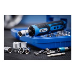 BGS Akku-Schraubendreher inkl. Bit- und Steckschlüssel-Satz 41-tlg.