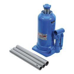 BGS Hydraulischer Flaschen-Wagenheber mit Doppelkolben 5 t