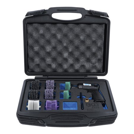 BGS Druckluft-Borstenschleifer-Satz 17-tlg.