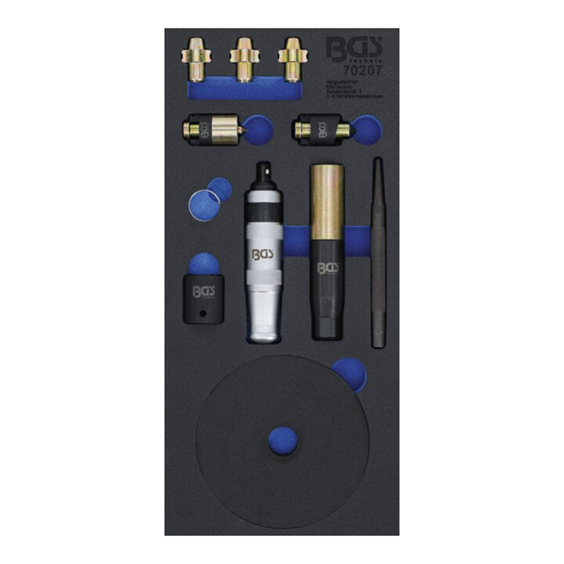 BGS Werkstattwageneinlage 1/3: Felgenschloss-Demontage-Satz universal