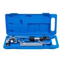 BGS Doppel-Bördelgerät mit Rohrabschneider 10-tlg.